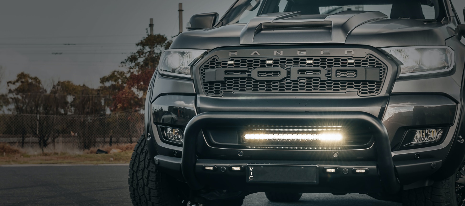 STEDI Ford Ranger Lower Grill Light Bar Mounting Bracket MK2